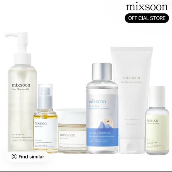 Mixsoon Skincare Cleanser & Exfoliant Set - White and Blue